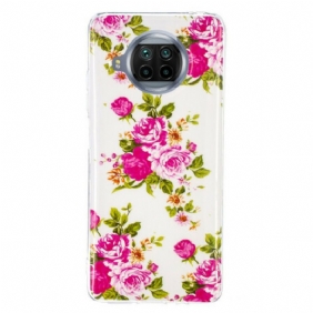 Kuori Xiaomi Redmi Note 9 Pro 5G Neon Liberty Flowers