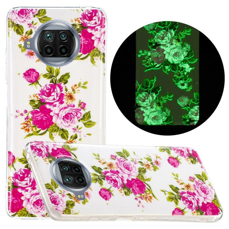 Kuori Xiaomi Redmi Note 9 Pro 5G Neon Liberty Flowers