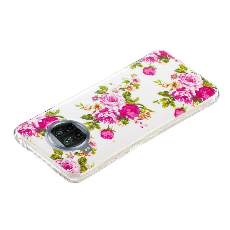 Kuori Xiaomi Redmi Note 9 Pro 5G Neon Liberty Flowers