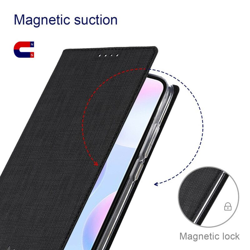 Puhelinkuoret Xiaomi Redmi Note 9 Pro 5G Kotelot Flip Teksturoitu Vili Dmx