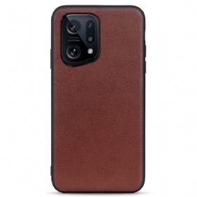 Case Oppo Find X5 Nahka