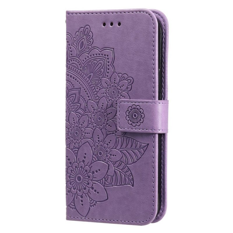 Nahkakotelo Oppo Find X5 Suojaketju Kuori Strappy Mandala