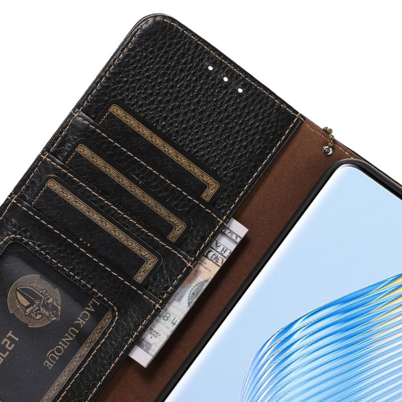 Kotelot Honor X9b / Magic 6 Lite Leather Elegance Rfid