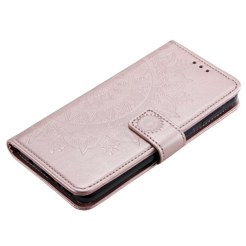 Flip Case Huawei P Smart 2020 Auringon Mandala