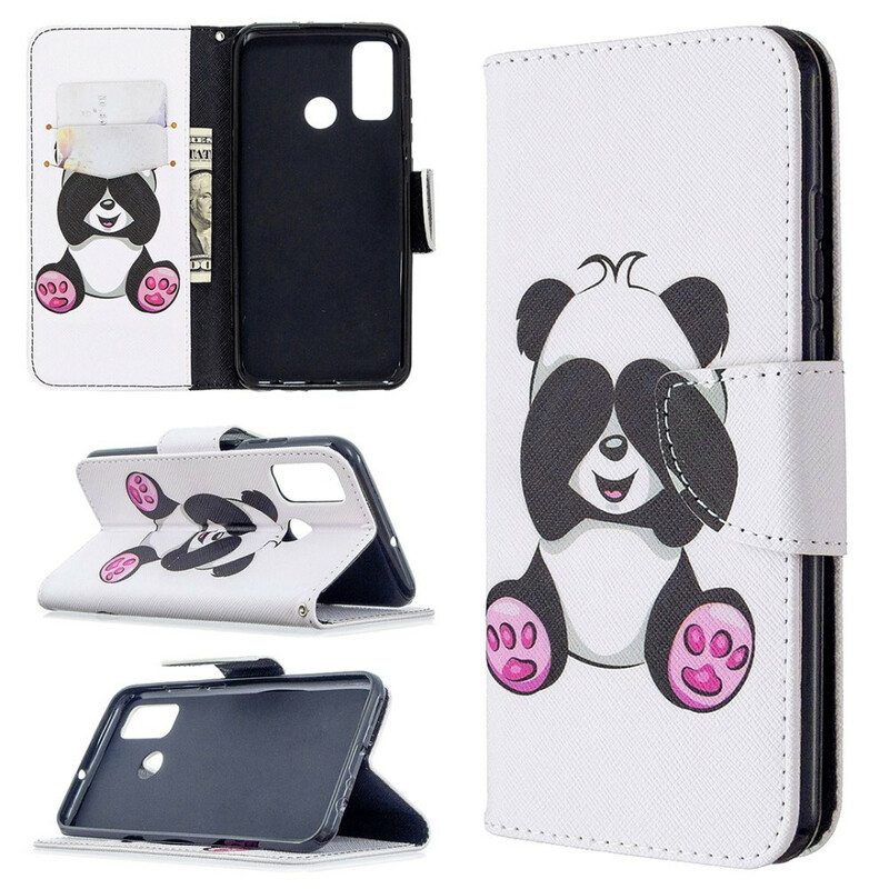 Flip Case Huawei P Smart 2020 Panda Hauskaa