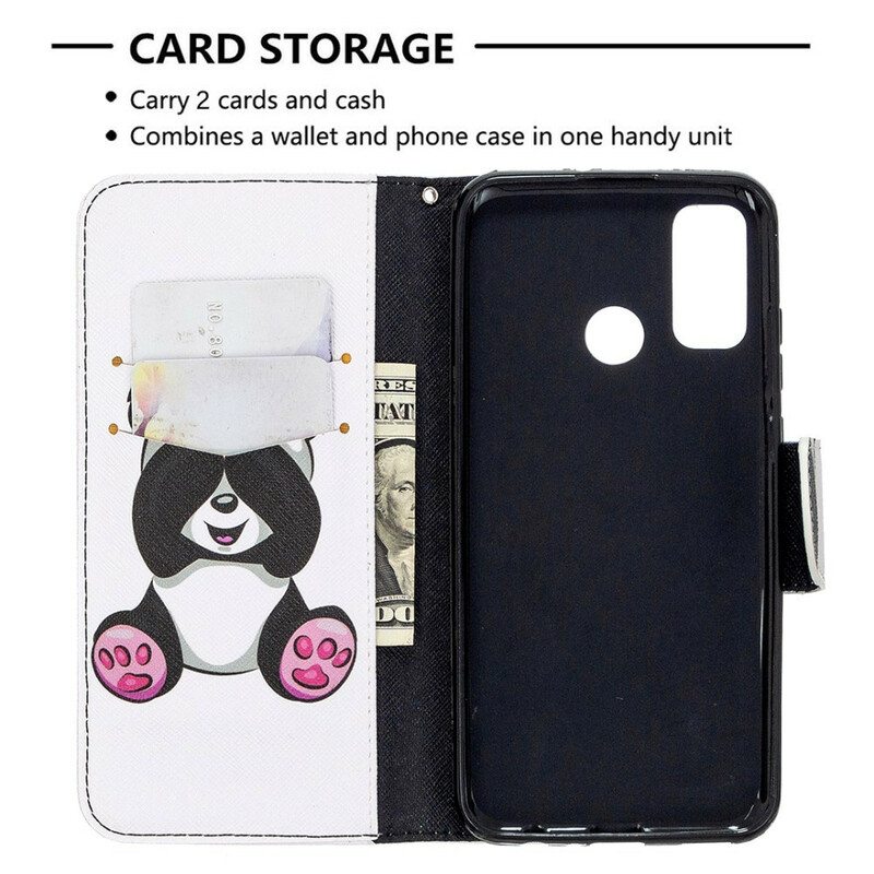 Flip Case Huawei P Smart 2020 Panda Hauskaa