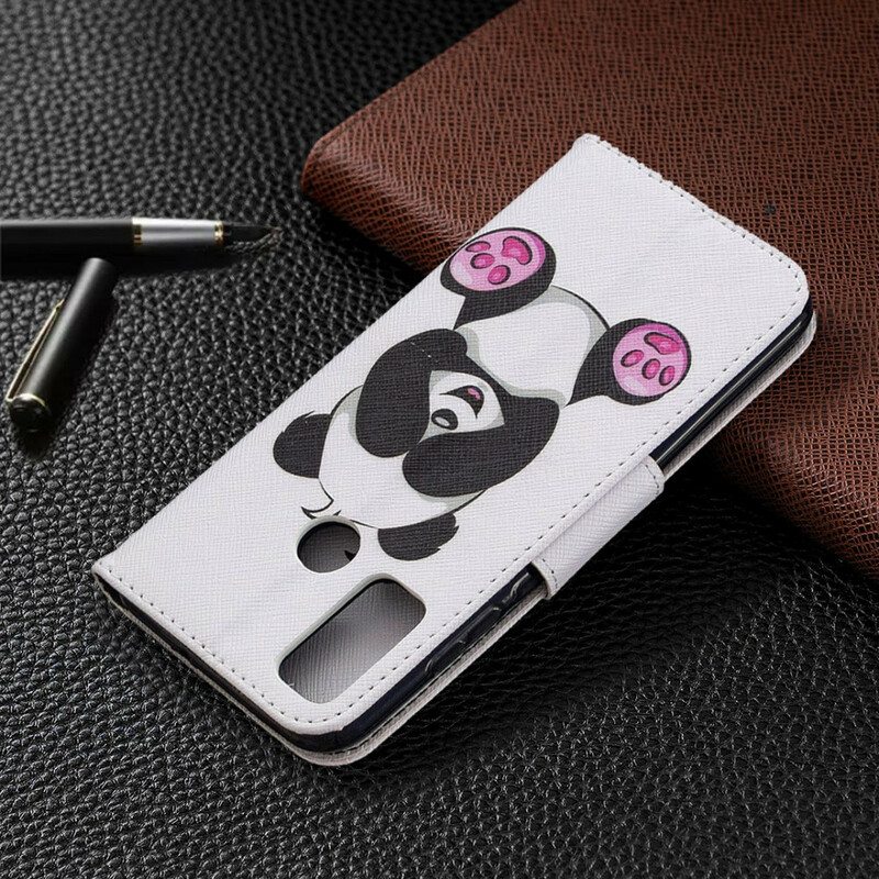 Flip Case Huawei P Smart 2020 Panda Hauskaa