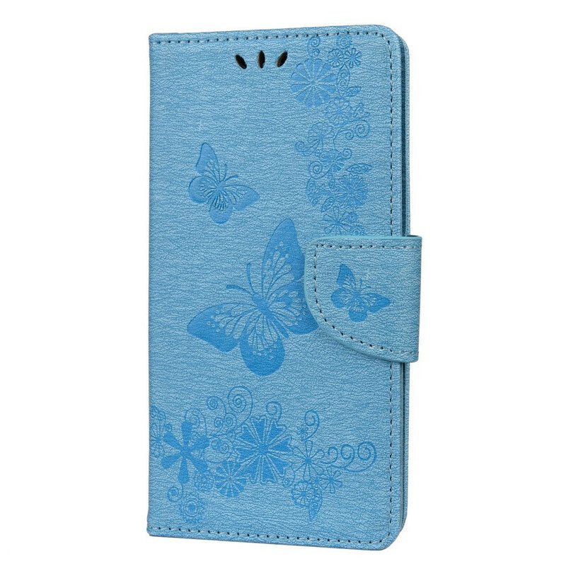 Flip Case Huawei P Smart 2020 Suojaketju Kuori Upeat Hihnaperhoset