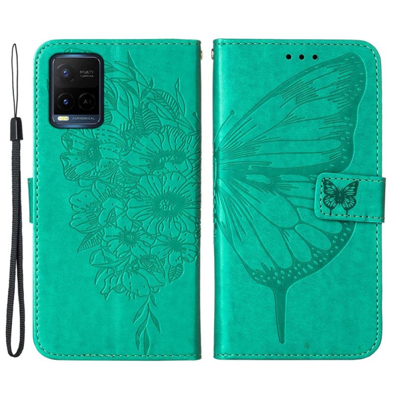 Kotelot Vivo Y33s Butterfly Design