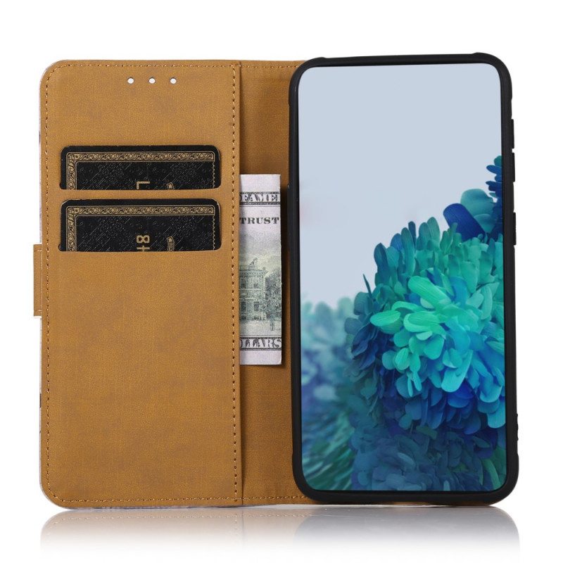 Flip Case Moto E40 / E30 / E20 Runoilijan Eiffel-torni