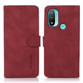 Kotelot Moto E40 / E30 / E20 Khazneh Fashion Leather Effect