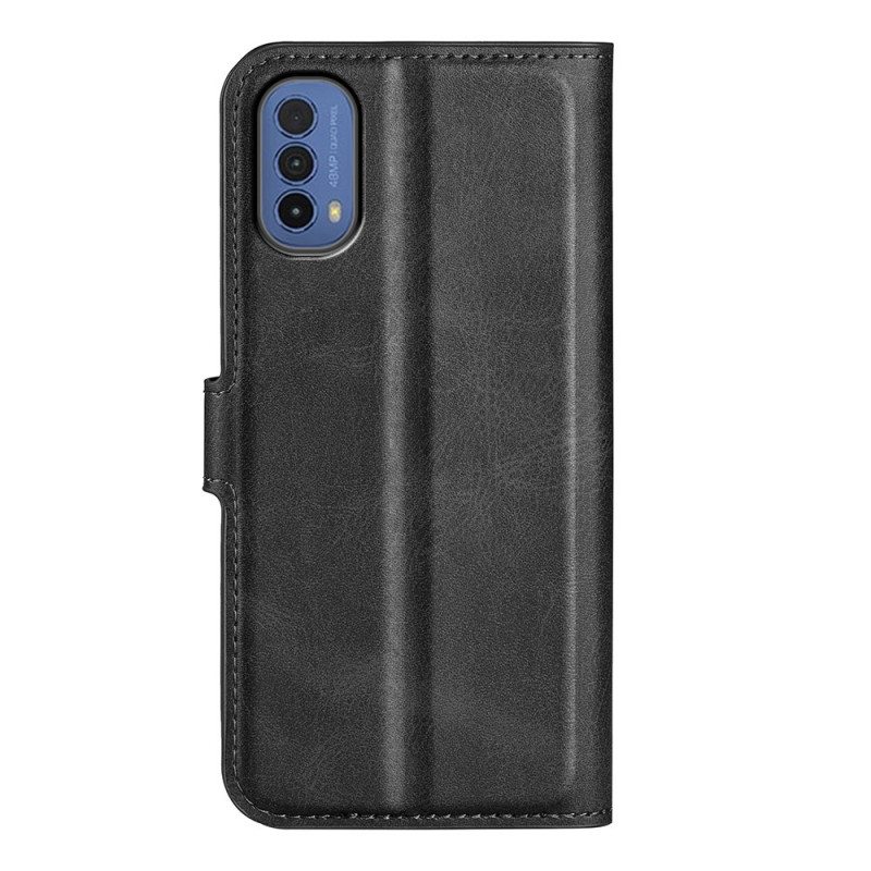 Kotelot Moto E40 / E30 / E20 Ohut Extreme Leather -efekti