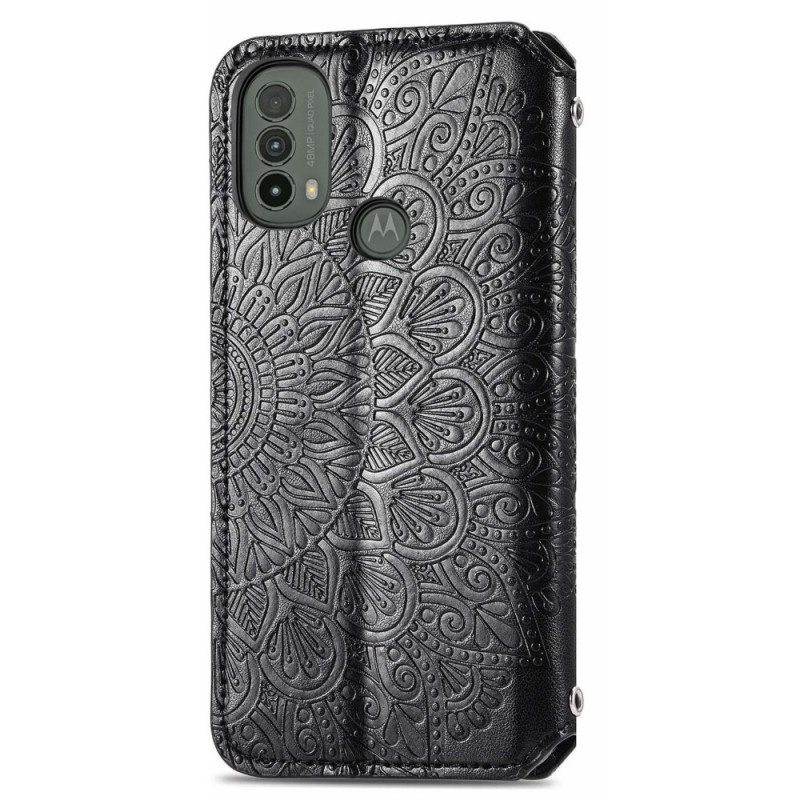 Puhelinkuoret Moto E40 / E30 / E20 Kotelot Flip Mandala