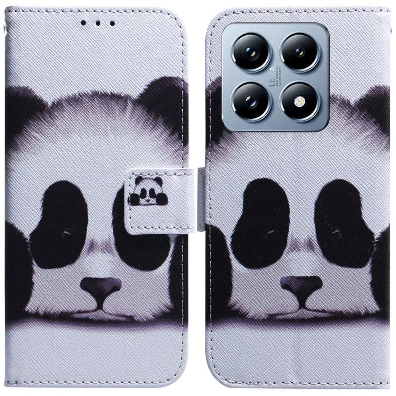 Nahkakotelo Xiaomi 14t Panda