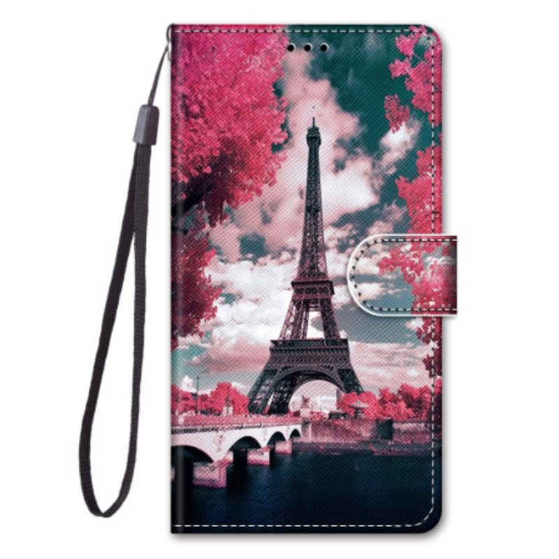 Flip Case Xiaomi Redmi 10A Eiffel-torni Kesällä