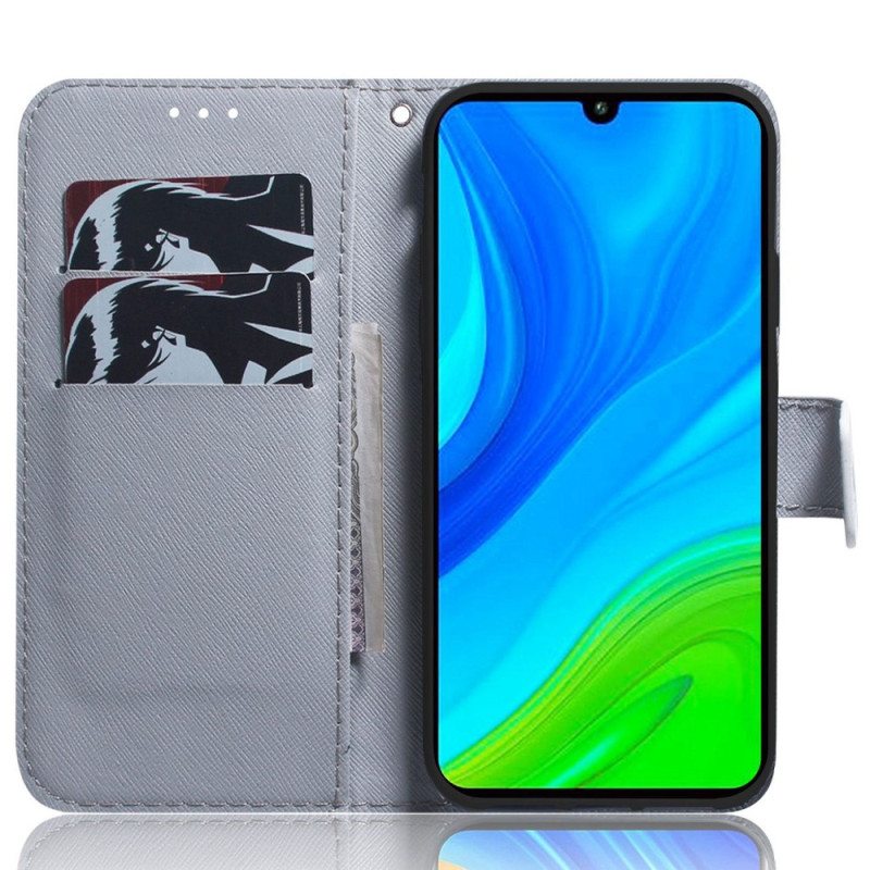 Flip Case Xiaomi Redmi 10A Suojaketju Kuori Tankkamopsi