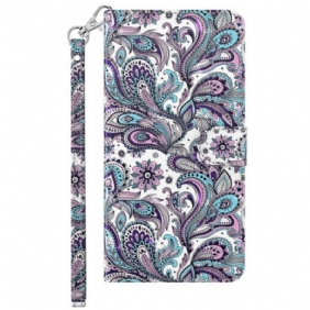 Kotelot Xiaomi Redmi 10A Suojaketju Kuori Strappy Paisley -kuvio