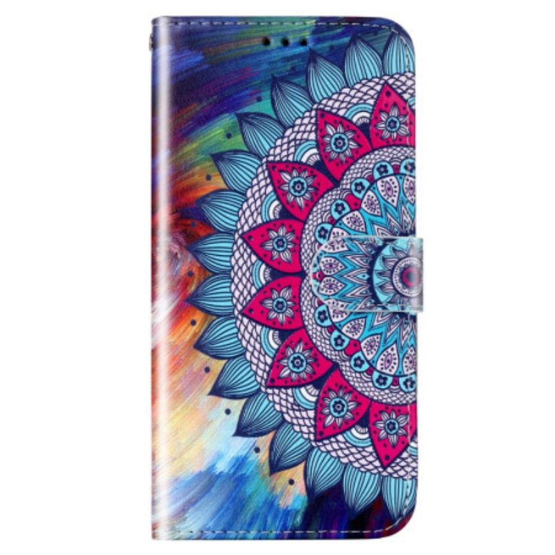 Kotelot Xiaomi Redmi 10A Suojaketju Kuori Värikäs Strappy Mandala