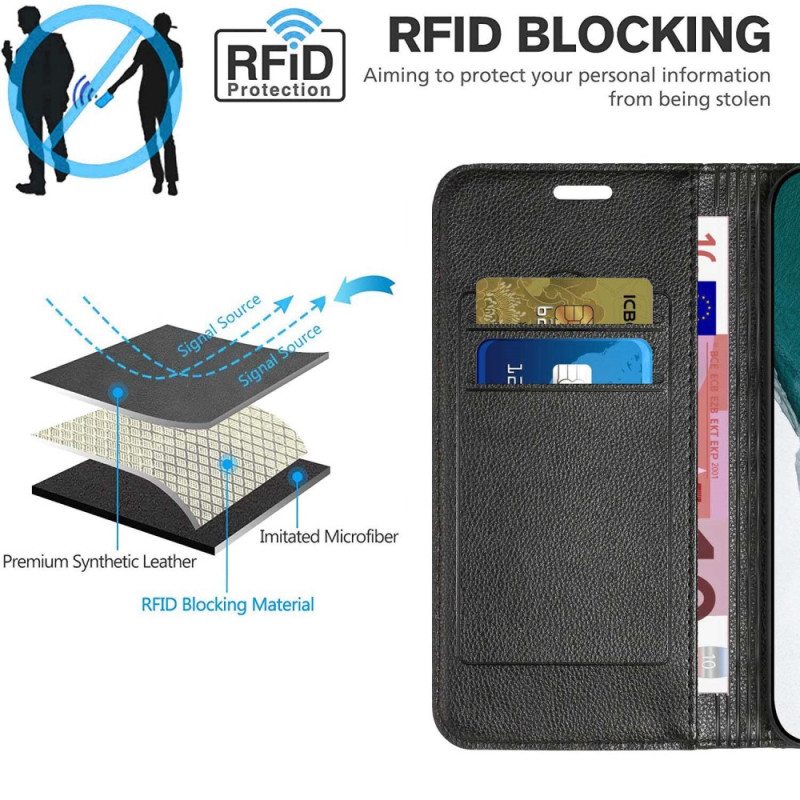 Puhelinkuoret Xiaomi Redmi 10A Kotelot Flip Rfid-timantit