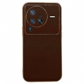 Case Vivo X80 Pro Aitoa Nahkaa Eleganssia