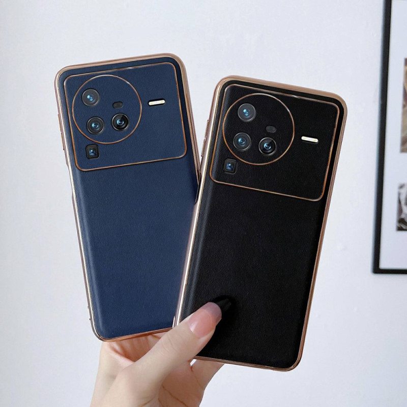 Case Vivo X80 Pro Aitoa Nahkaa Eleganssia