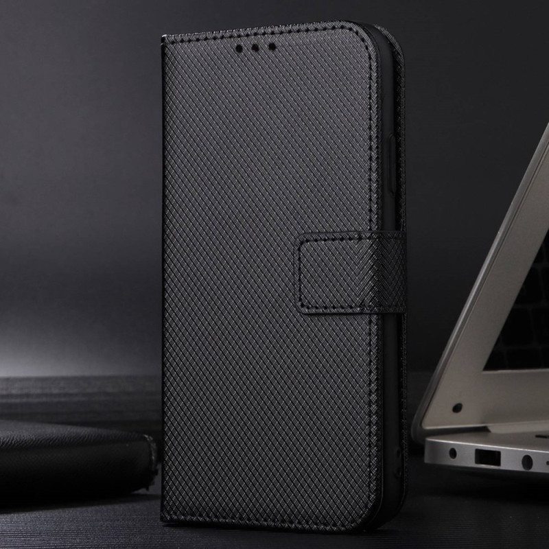 Flip Case Vivo X80 Pro Suojaketju Kuori Hiilikuituhihna