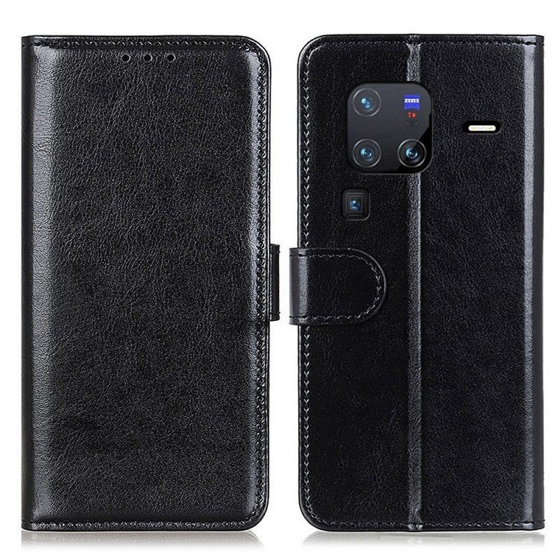 Kotelot Vivo X80 Pro Faux Leather Finesse