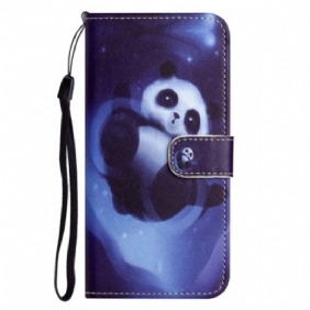 Kotelot OnePlus 10T 5G Suojaketju Kuori Strappy Space Panda