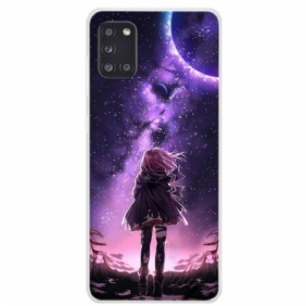 Case Samsung Galaxy A31 Maaginen Täysikuu