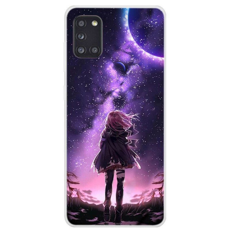 Case Samsung Galaxy A31 Maaginen Täysikuu