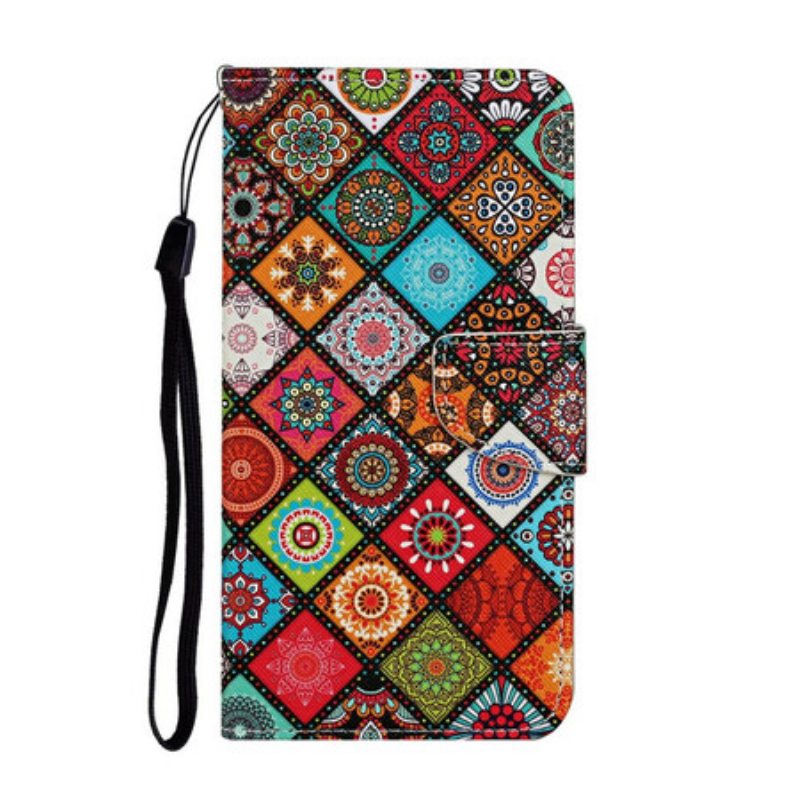 Kotelot Samsung Galaxy A31 Patchwork Mandalas Kaulanauhalla