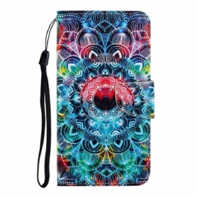 Kotelot Samsung Galaxy A31 Suojaketju Kuori Näyttävä Strappy Mandala