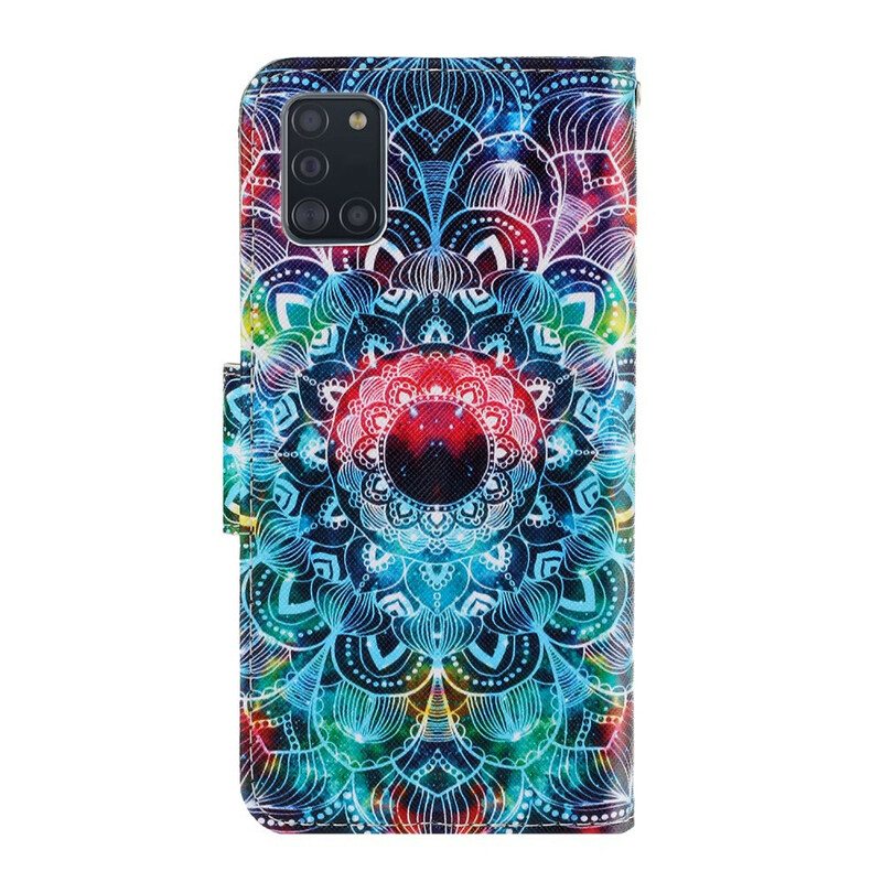 Kotelot Samsung Galaxy A31 Suojaketju Kuori Näyttävä Strappy Mandala