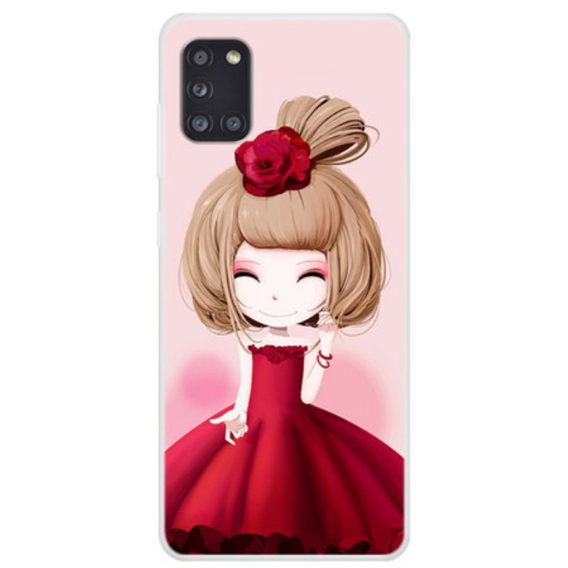 Kuori Samsung Galaxy A31 Manga Lady