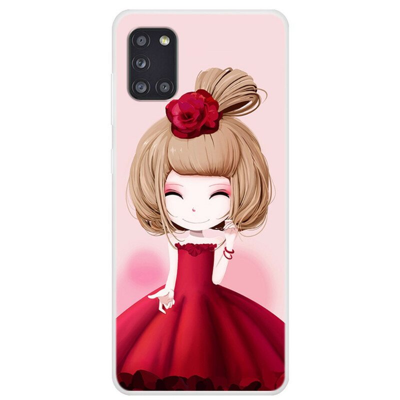 Kuori Samsung Galaxy A31 Manga Lady