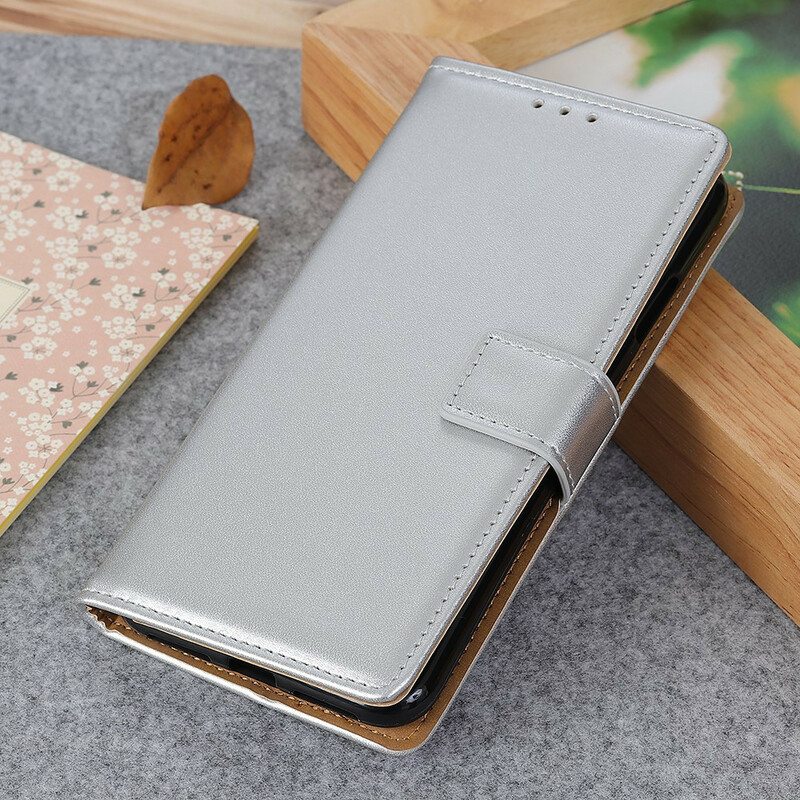 Flip Case Oppo Find X3 Pro Tavallista Keinonahkaa