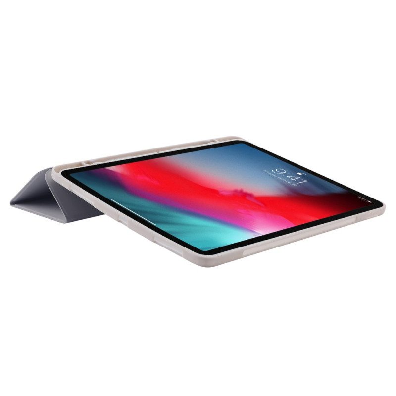 Kotelot iPad Pro 13 (2024) Kolmiosainen Jalusta Ja Kynäteline Suojakuori