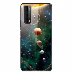 Case Huawei P Smart 2021 Aurinkokunnan Planeetan Karkaistu Lasi