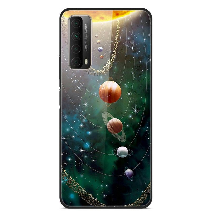 Case Huawei P Smart 2021 Aurinkokunnan Planeetan Karkaistu Lasi