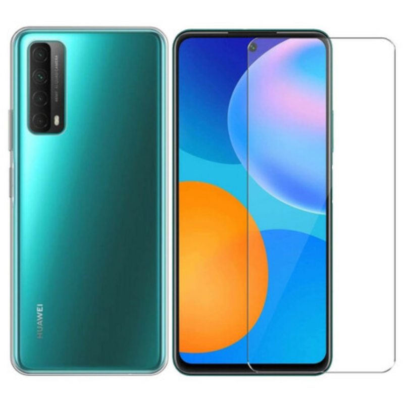 Case Huawei P Smart 2021 Combo Ja Karkaistu Lasi Näyttö