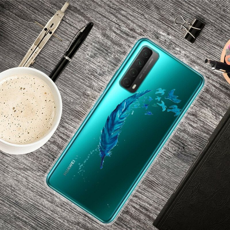 Case Huawei P Smart 2021 Kaunis Höyhen