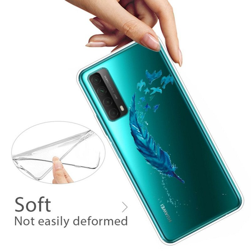 Case Huawei P Smart 2021 Kaunis Höyhen