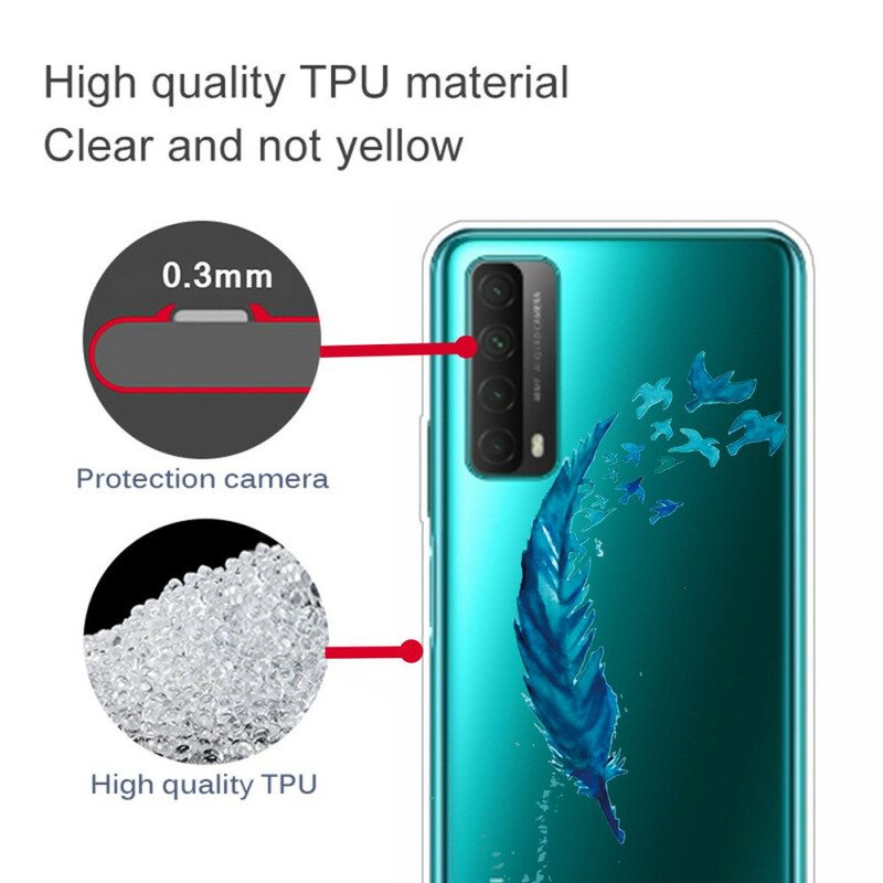 Case Huawei P Smart 2021 Kaunis Höyhen