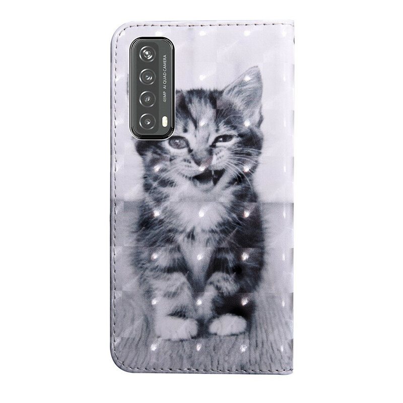 Flip Case Huawei P Smart 2021 Valopilkku Ignatius Kissanpentu