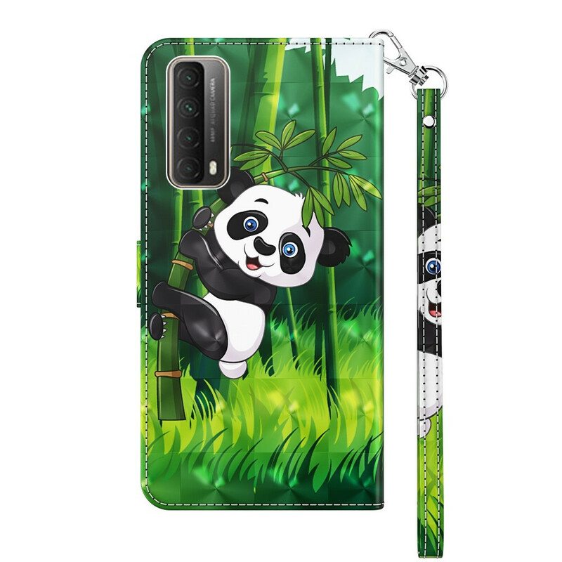 Kotelot Huawei P Smart 2021 Panda Ja Bambu