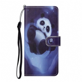 Kotelot Huawei P Smart 2021 Suojaketju Kuori Panda Space Kaulanauhalla