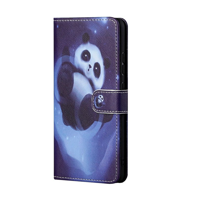 Kotelot Huawei P Smart 2021 Suojaketju Kuori Panda Space Kaulanauhalla