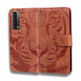 Kotelot Huawei P Smart 2021 Tiger-kasvoprintti