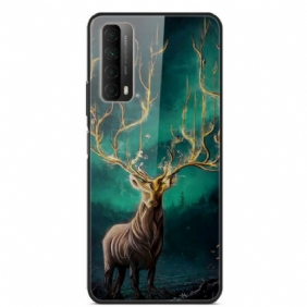 Kuori Huawei P Smart 2021 Deer King Karkaistu Lasi