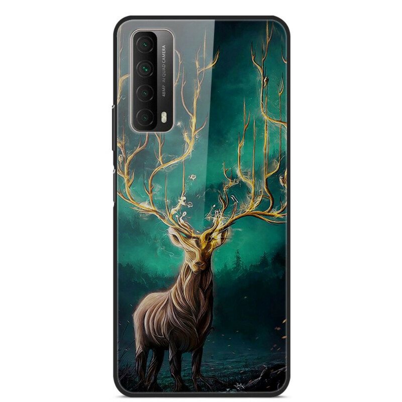 Kuori Huawei P Smart 2021 Deer King Karkaistu Lasi